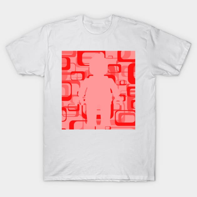 Retro Minifig Art T-Shirt by ChilleeW